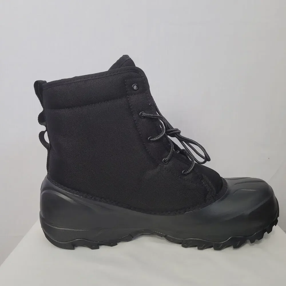 The North Face Tsumoru Lace Up Snow Boots men's size 10.5 Black Waterproof